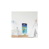 Mey İthalat Çocuk Odası Bebek Odası Boy Ölçer Boy Cetveli Sticker Gökyüzü