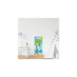 Mey İthalat Çocuk Odası Bebek Odası Boy Ölçer Boy Cetveli Sticker Maymunlar