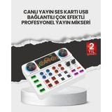Mey İthalat Çok Efektli Yayın Ses Mikseri USB Uyumlu