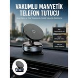 Mey İthalat® Çok Yönlü Döner Başlıklı Vakumlu Araç Telefon Standı – Sert Yollarda Stabil Kullanım Yeni Nesil