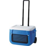 Mey İthalat Coleman Poly-Lite Yalıtımlı Tekerlekli Cooler Taşınabilir Soğutucu Kamp Buzluğu 46 Lt, 50 Qt 3 Gün Soğuk