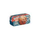 Mey İthalat Coral High Nefti Turuncu Basketbol Iki Bölmeli Kalem Çantası - Erkek Çocuk