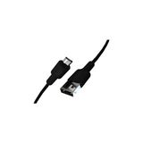 Mey İthalat Coral Micro USB Hızlı Şarj Kablosu (Siyah + Siyah Uç) (150 Cm)
