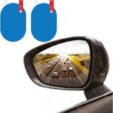 Mey İthalat Coverzone 2 Adet 10X15 cm Araba Aynası Yağmur Kaydırıcı Buğu Buhar Toz Önleyici Oto Ayna Filmleri