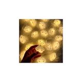 Mey İthalat Coverzone Bulut Şeklinde 10’lu LED Işık Zinciri – 2 Metre Dekoratif Sıcak Aydınlatma, Pil ile Çalışan Sevimli Bulut LED Süsleme Işıkları, MZ-314, Beyaz