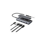 Mey İthalat Coverzone Usb-C Docking Station With M.2 Nvme Enclosure – 4K 60Hz Hdmı, 1000MBPS Ethernet, 2×usb 3.2 Gen2 10GBPS, 90W Pd Şarj Desteği, 2280/2242 Nvme SSD Harici Disk Kutusu | ZR1145