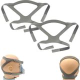 Mey İthalat Cpap Maske Başlık Kayışı, Resmed Mirage Serisi ve Philips Respironics Cpap Maskesi Için Evrensel Cpap Başlık Kayışı, Rahat Dayanıklı Esnek Malzeme, Standart Gri (Yalnızca Şapka) (2 Adet)