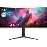 Mey İthalat Cube 34" 165Hz 1ms 2k+ 21:9 Wqhd Curved 1500R Va Panel Freesync Dp+Hdmı+Type-C Pivot PA-34V165C Gaming Monitör