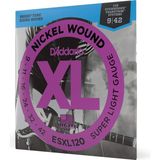 Mey İthalat D'addario ESXL120 Elektro Gitar Tel Seti, Xl, 9-42, Nickel Wound, Re