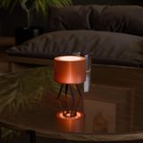 Mey İthalat Deco Fabrıca Modern Mood Tripod Masa Lambası – Renk Geçişli Dekoratif Abajur | Yatak Odası ve Salon Için Ortam Aydınlatması, Gece Lambası