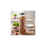 Mey İthalat Deconox 1000ML Vakumlu Metal Kapaklı Borosilikat Cam Kavanoz (8.5CM*20CM) 1 Adet