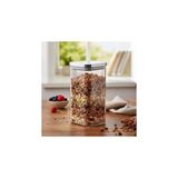 Mey İthalat Deconox 1400ML Sızdırmaz Vakumlu Metal Kapaklı Borosilikat Cam Kavanoz – Hava Geçirmez & Dayanıklı Gıda Saklama Kabı (10CM x 21CM)
