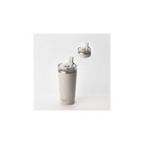 Mey İthalat Deconox 530 ml Pipetli ve Ağızlıklı Çelik Termos Kupa - Çift Fonksiyonlu Kapak - Sıcak/soğuk Tutan Seyahat Bardağı (Travel Mug) - 4 Farklı Renk Seçeneği (Krem)
