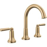 Mey İthalat Delta Musluk Saylor Altın Yaygın Banyo Bataryası 3 Delikli, Altın Banyo Bataryaları, Elmas Conta Teknolojili Banyo Lavabo Bataryası, Metal Tahliye Montajı, Şampanya Bronz 3535-CZMPU-DST