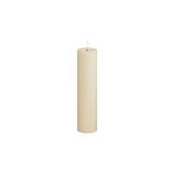 Mey İthalat Deluxe Homeart Iç Mekan Alevsiz LED Mum - Krem - Gerçek Alevli ™ Teknoloji - Pille Çalışan Mum (5 x 20 Cm)