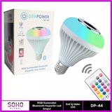 Mey İthalat® Dempower Müzikli Bluetooth Ampul