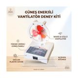 Mey İthalat Deney Seti Güneş Paneli ile Çalışan Vantilatör Deney Seti - Plastik - Çok Renkli