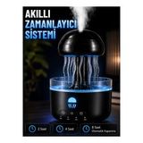 Mey İthalat Denizanası Tasarımlı Ultrasonik Hava Nemlendirici RGB LED Işıklı Sessiz Buhar Makinesi