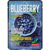 Mey İthalat Dermal Its Real Superfood Blueberry Yenileyici Yüz Maskesi Karma Tek Ebat