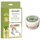 Mey İthalat Dermokil Yoğun Bakım Ayak Maskesi 35 ml + Aloe Vera Özü El Yüz Kremi 220 ml Set