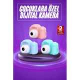 Mey İthalat® Dijital Fotoğraf Makinesi Çocuk Mini 1080P Hd Kaliteli Renkli