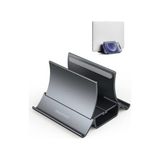 Mey İthalat Dikey Dizüstü Bilgisayar Standı, Otomatik Kilitlemeli Depolama Yuvası, Macbook/ipad/dell/chromebook Uyumlu, Çift Dizüstü - Çok Renkli - 10 x 10 cm