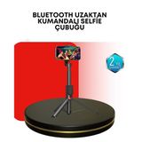 Mey İthalat® Dikey Ve Yatay Çekim Destekli Selfie Stick Tripod
