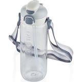 Mey İthalat Dıller Beyaz Pipetli Su Şişesi 780ML Spor Şişesi Taşınabilir Tasarım