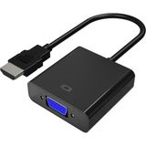 Mey İthalat Dm CHB021 HDMI To VGA Çevirici Dönüştürücü 3.5mm Aux Ses Destekli Çıkış