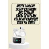 Mey İthalat® Dokunmatik Ekranlı Bluetooth Kulaklık Tws İos Android Tüm Telefonlara Uyumlu Kulaklık
