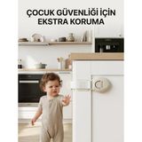 Mey İthalat® Dolap Ve Çekmeceler İçin Çocuk Güvenlik Kilidi Pratik Emniyet Aparatı