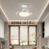 Mey İthalat Dolunay Fanlı LED Ampul - 72W 7850 Lümen - 3 Renk Yanma Modlu (Beyaz, Gün Işığı, Natural) - Uzaktan Kumandalı, Cata Dimlenebilir Hayalet Pervaneli Tavan Vantilatörü ve Aydınlatma