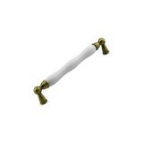 Mey İthalat Domaniç Porselen Antik Sarı Kulp 160 mm Mobilya Çekmece Mutfak Dolabı Dolap Kapak Kulplar Kulb Kulpu