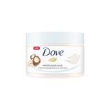 Mey İthalat Dove Vücut Peelingi Macadamia Fındığı ve Pirinç Sütü 225 ml Beyaz