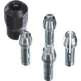 Mey İthalat Dremel 4485 1 Adet Mandren Dahil Penset Seti, 1 Mandren ve 4 Penset (0,8/1,6/2,4/3,2 Mm)