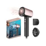 Mey İthalat Dryglam Nano Plasma Saç Kurutma Makinesi, Fırçasız Motor, 1600W, Iyonik Plazma Teknolojisi, 3 Hız, 4 Isı Ayarı, Difüzör ve Konsantratör Başlıklı - Çok Renkli