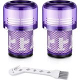 Mey İthalat Dyson V12 Için Filtre, Dyson V12 Detect Slim Absolute Extra Total Clean Fluffy Elektrikli Süpürge Için Yedek Filtre, Yıkanabilir Hepa Filtre, # DY-971517-01