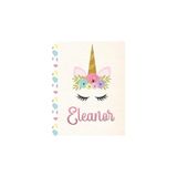 Mey İthalat Eleanor: Personalized Unicorn Sketchbook For Girls With Pink Name - 8.5X11 110 Pages. Doodle, Sketch, Create!