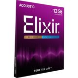 Mey İthalat Elixir® Tel 80/20 Bronz Akustik Gitar Teli, Polyweb® Kaplama, Light/medium (.012-.056)