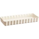 Mey İthalat Emile Henry Tart-Börek Fırın Kabı Dikdörtgen 36 x 15 cm Ekru/clay