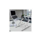 Mey İthalat En Büyük Boy Alüminyum Katlanabilir Kademeli Laptop Bilgisayar Notebook Mac Standı, Ergonomik Notebook ve Tablet Tutucu, Çok Sağlam Metal Taşınabilir Tasarım, Hafif Koruma Çantası ile Beraber SG-001