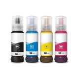 Mey İthalat Epson 103 Uyumlu Muadil Mürekkep Seti 4X70 ml (Siyah; Mavi, Kırmızı, Sarı), Ecotank L3350 L3354 L3360 L5390 L4360 L1350 L3310 Için Kolay Dolum Şişe Hediyeli - Çok Renkli - Standart - Otomatik