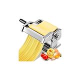 Mey İthalat Erişte Kesme,makarna Yapma Makinesi, 180 Silindirli Farklı Kalınlık Seviyesi, Silindir ve Kesici ile 2'si 1 Arada Makarna Yapıcı, Spagetti, Fettuccini, Lazanya Veya Mantı Yapma Makinesi
