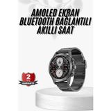 Mey Ithalat® Erkeklere Özel Akıllı Saat Çelik Kordon Bluetooth Bağlantılı Ios ve Android U - Renkli