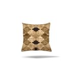 Mey İthalat Etnik Geometrik Desenli Gizli Fermuarlı Yastık Kılıfı, Somon 45 x 45 - Çok Renkli