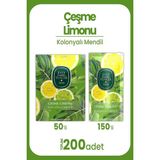 Mey İthalat Eyüp Sabri Tuncer Çeşme Limonu Kolonyalı Mendil Seti
