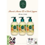 Mey İthalat Eyüp Sabri Tuncer Hawaii Ananas 3 Adet Vücut Losyonu 280 ml ve Rosıe Pamuk 60'lı