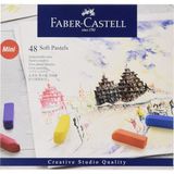 Mey İthalat Faber-Castell Creative Studio Toz Pastel Boya, 48 Renk, Yumuşak Doku, Yoğun Pigment, Sanatsal Kullanım Için Uygun