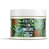 Mey İthalat Faıth In Nature %99 Doğal Nemlendirici & Besleyici Saç Bakım Maskesi Kuru Saç Tipleri Için (Hindistan Cevizi & Shea Yağı, 300 Ml)