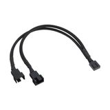 Mey İthalat Fan Çoklayıcı 2 Port Y Pwm 4 Pin Splitter Çoklayıcı Switch Kablosu 5025 - Çok Renkli
